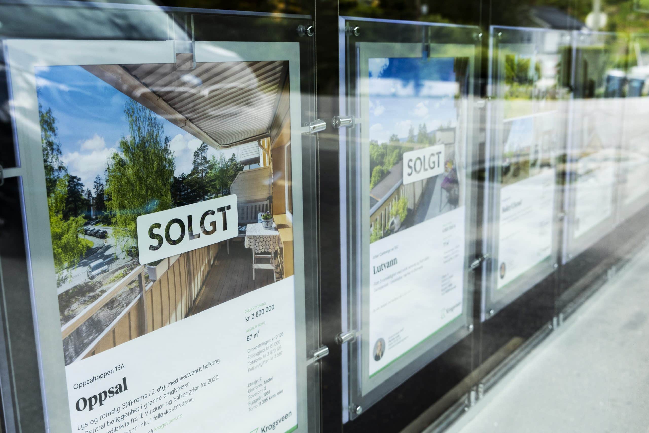 Boligprisene steg I april