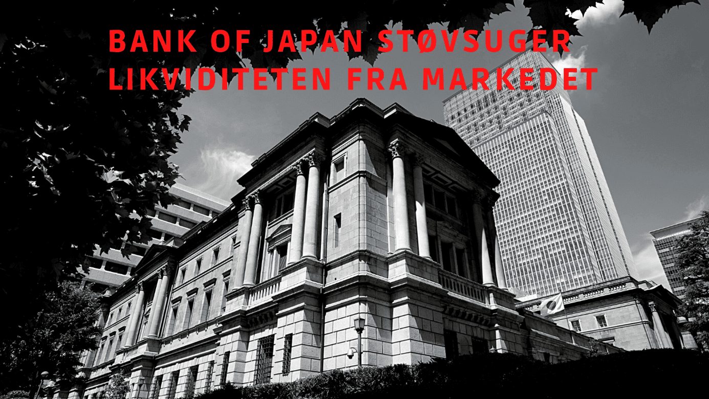 Bank of Japan støvsuger markedet