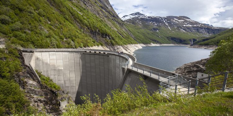 Fall i kraftproduksjonen i Norge