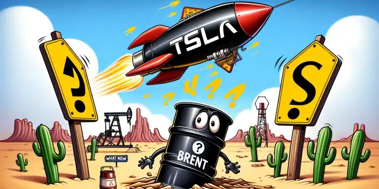 (+) Det smalt igjen gitt, både over Iran og for Tesla kursen