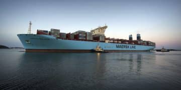 Mærsk-skip angrepet av missil i Rødehavet