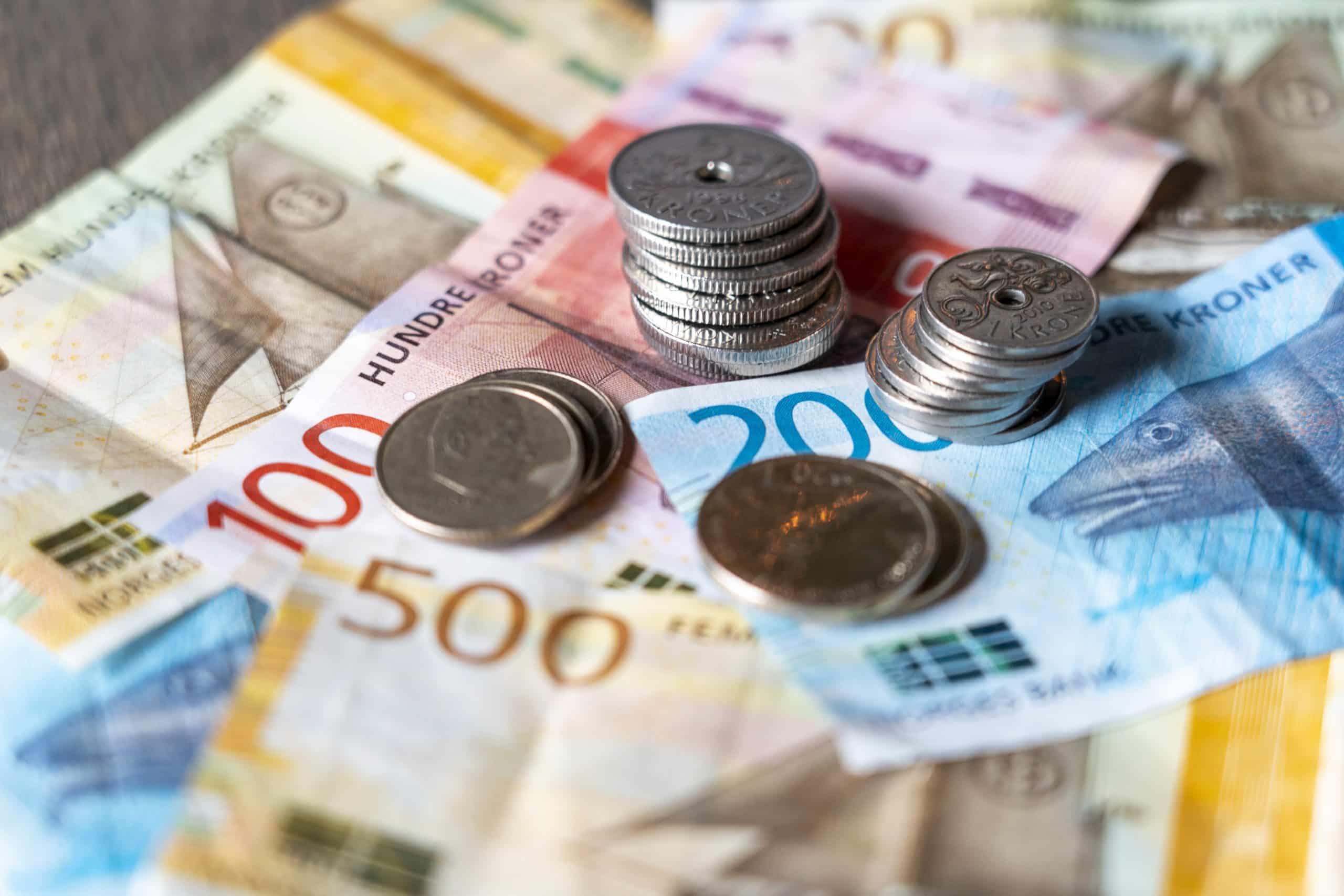 Sterkt stigende offentlig overskudd