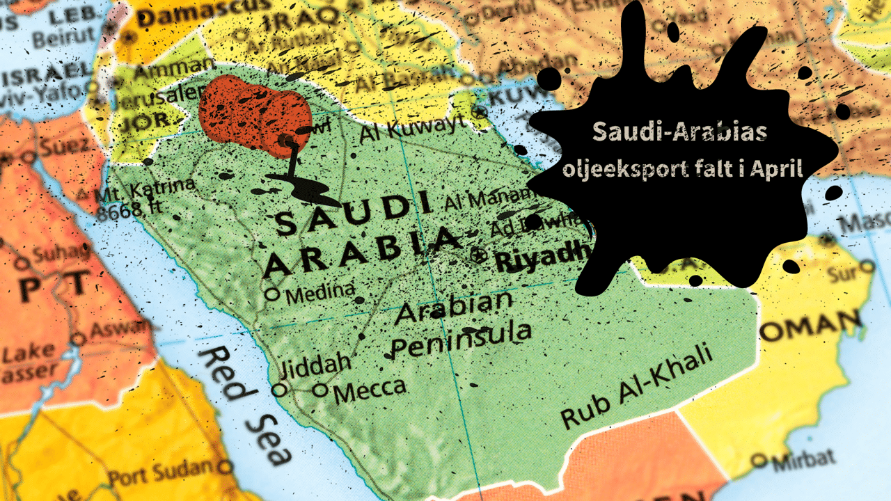 (+) Saudi-Arabias eksportfall