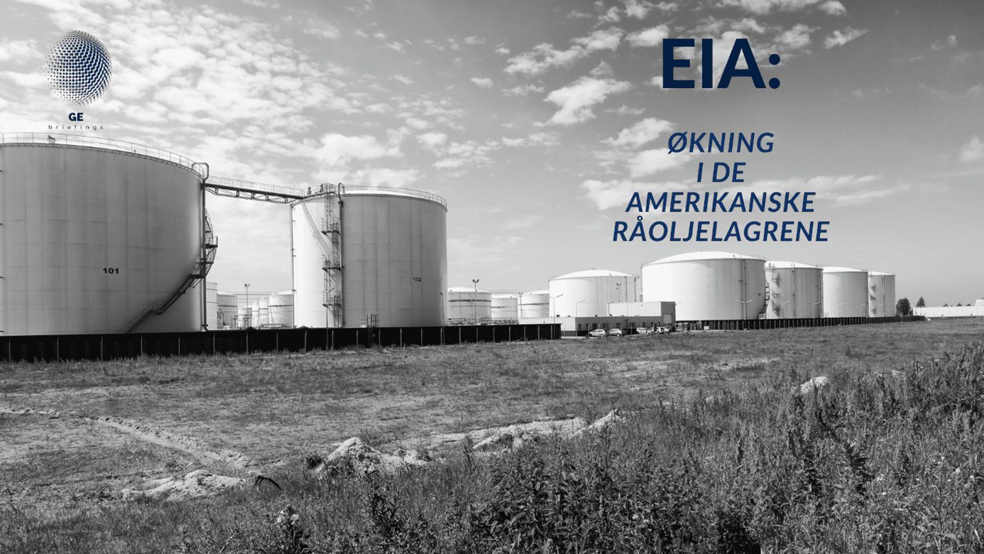 (+) Økning i de amerikanske råoljelagrene