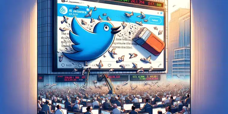 (+) One oil-tweet to burn them all – kursen i dass, så sletter man den uten reaksjon opp igjen. WP Al Jazeera