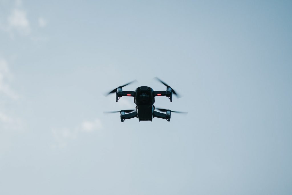 Drone in the air (illustrasjon)