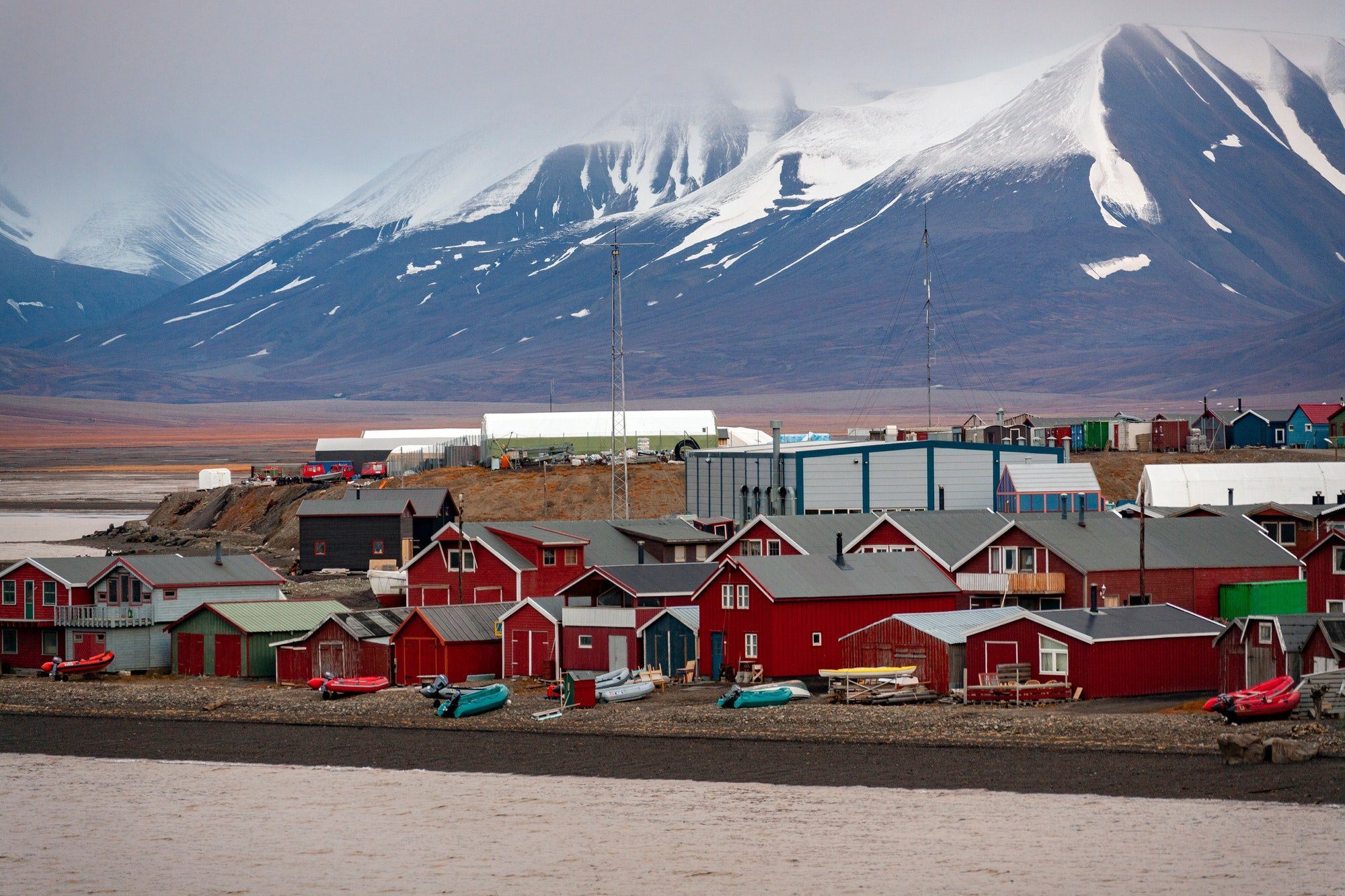 Longyearbyen - the largest settlement and the administrative centre of the Svalbard Islands