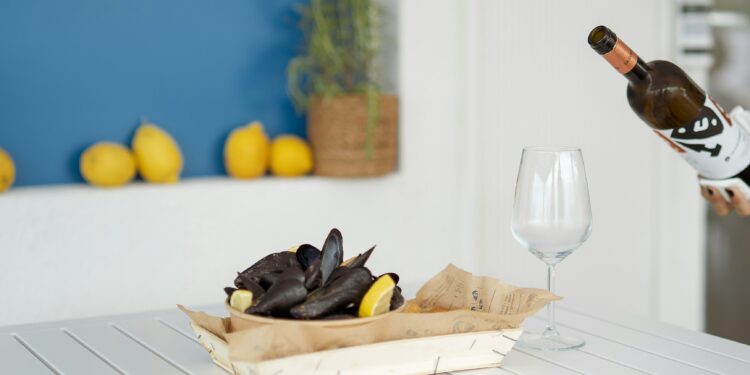 Skjell, skalldyr og kjølig hvitvin