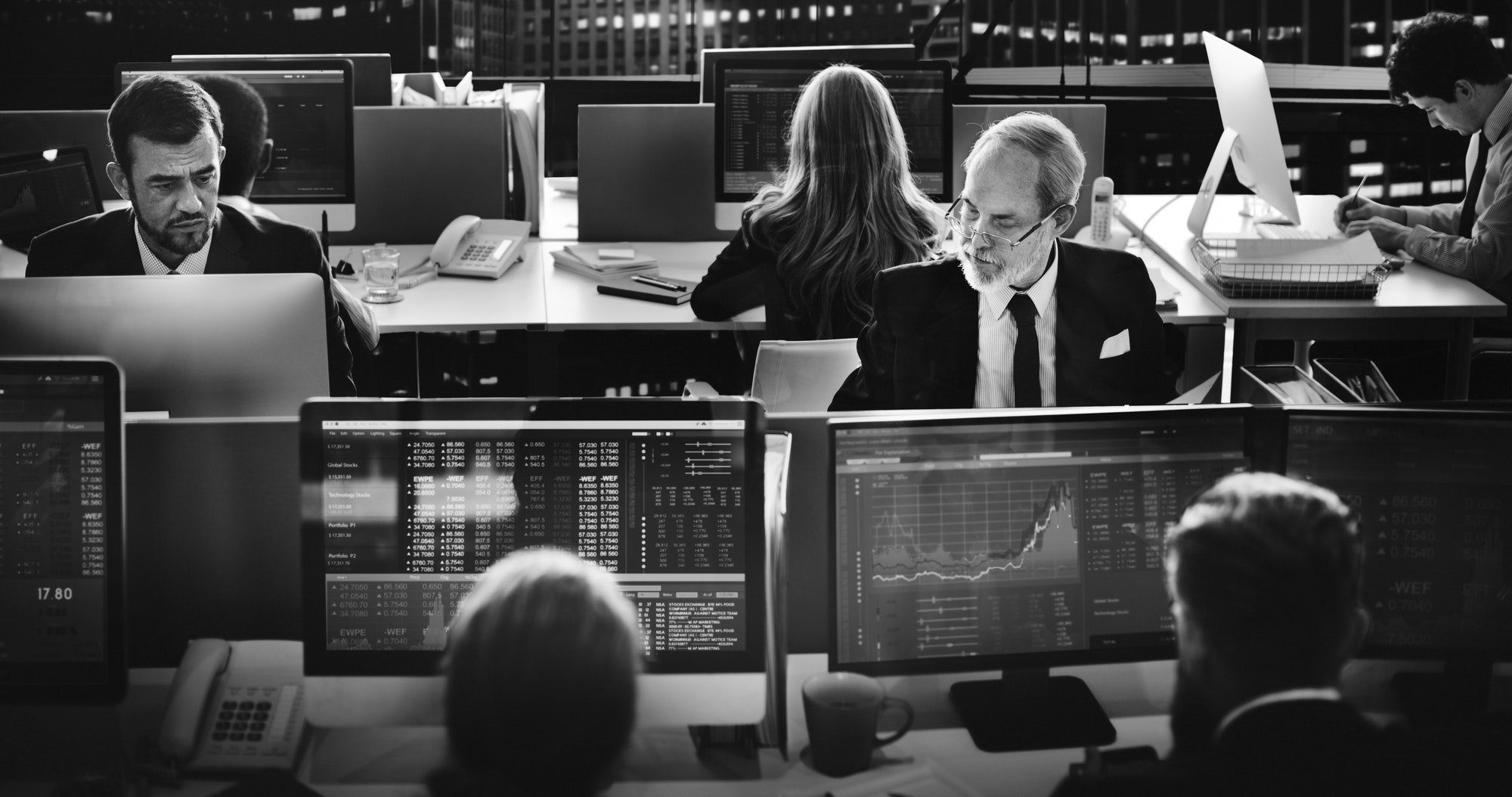 Online stock exchange team