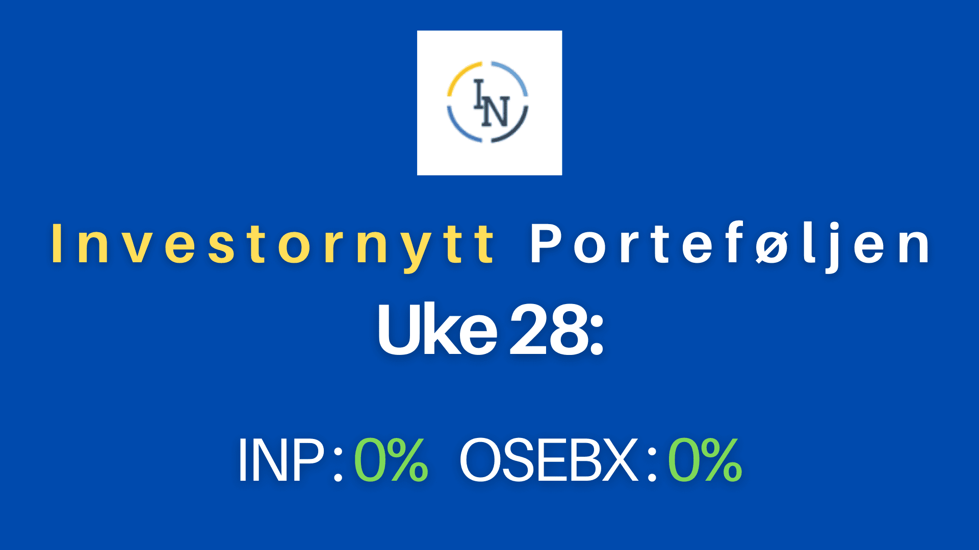 (+) Investornytt porteføljen